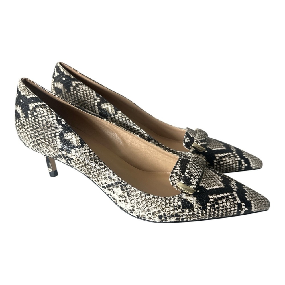 New LK Bennett Shoes Womens Size EU 41 US 11 Heels Pumps Animal Print MSRP $495